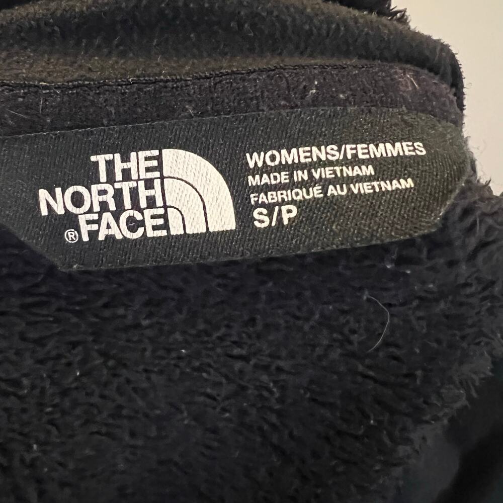 The North Face Women's Fuzzy Jacket fleece black zip up size S - Picture 5 of 5
